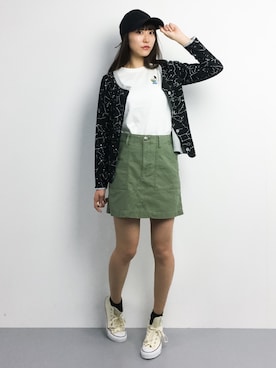 Mirei❤︎さん（レディース・162cm）の春コーディネート