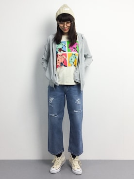 Mirei❤︎さん（レディース・162cm）の春コーディネート