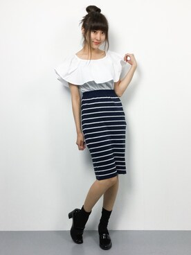 「PEACH JOHN（ピーチジョン）のアイテム」を使った、Mirei❤︎さん（レディース・162cm）の春コーディネート