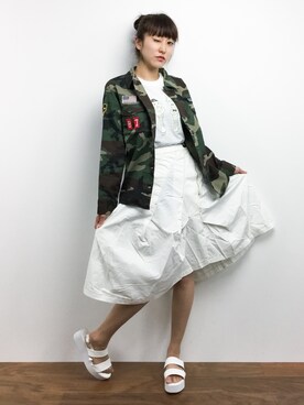 Mirei❤︎さん（レディース・162cm）の春コーディネート