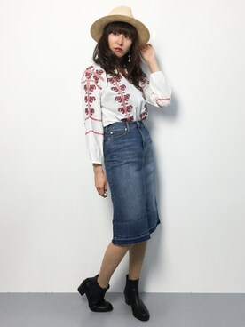 Mirei❤︎さん（レディース・162cm）の春コーディネート