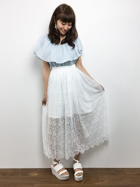 Mirei❤︎さん（レディース・162cm）の春コーディネート