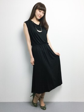 「PLAIN CLOTHING（プレーンクロージング）のアイテム（ワンピース/ドレス）」を使った、Mirei❤︎さん（レディース・162cm）の夏コーディネート