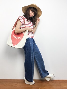 Mirei❤︎さん（レディース・162cm）の夏コーディネート