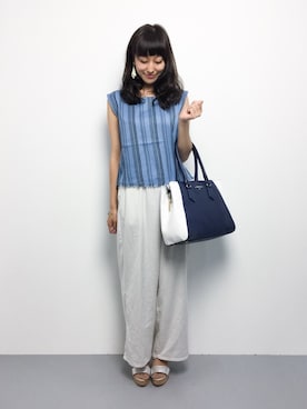 「AIC.（エーアイシー）のアイテム」を使った、Mirei❤︎さん（レディース・162cm）の夏コーディネート