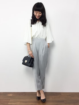 「A part by（アパートバイ）のアイテム（オールインワン・サロペット）」を使った、Mirei❤︎さん（レディース・162cm）の秋コーディネート