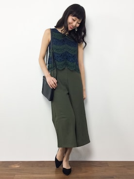 「Settimissimo（セッティミッシモ）のアイテム（つなぎ/オールインワン）」を使った、Mirei❤︎さん（レディース・162cm）の秋コーディネート
