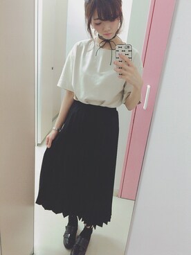 「アイテム（チョーカー）」を使った、kasumi***さん（レディース・161cm）の秋コーディネート