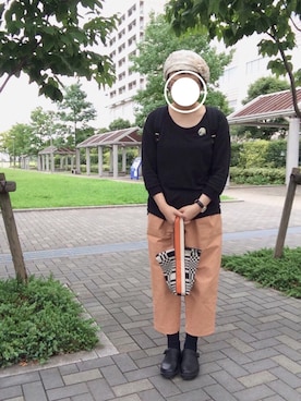 「MARGARET HOWEEL」｜もみじさん（レディース・160cm）の夏コーディネート