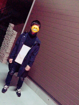 「NEW BALANCE（ニューバランス）のNEW BALANCE 996 （スニーカー、ブラック系）」を使った、YUYAさん（メンズ）の春コーディネート