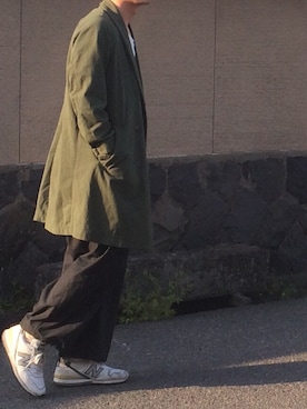 「SASQUATCHfabrix.（サスクワァッチファブリックス）のアイテム」を使った、tollotさん（メンズ・171cm）の秋コーディネート