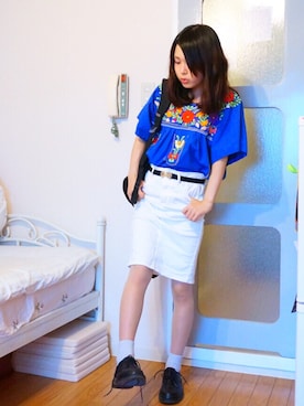 Harukaさん（レディース・153cm）の夏コーディネート