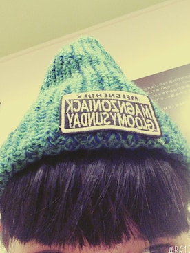 「NOのアイテム（帽子）」を使った、Alice さん（レディース・165cm）の冬コーディネート