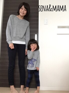 「タータンチェック」｜akinase6さん（キッズ・90cm）の秋コーディネート