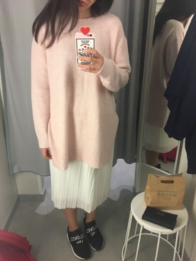 「stradivarius（ストラディバリウス）のアイテム（財布/小物）」を使った、Ka Yan Keiさん（レディース・167cm）の秋コーディネート
