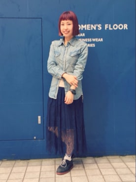 sakiさん（レディース・158cm）の春コーディネート