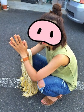 ぱおんさん（レディース・155cm）の夏コーディネート