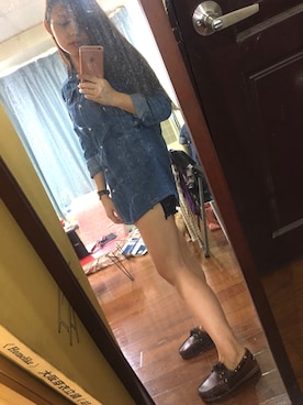 「school」｜「アイテム（腕時計）」を使った、Sophie hsuanさん（レディース・158cm）の夏コーディネート