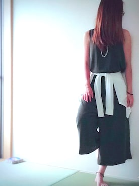 「INGNI（イング）のアイテム（サロペット/オーバーオール）」を使った、MOEさん（レディース・154cm）の夏コーディネート