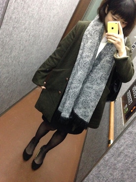 「SEVENDAYS=SUNDAY（セブンデイズサンデイ）のアイテム（チェスターコート）」を使った、siiさん（レディース・165cm）の春コーディネート
