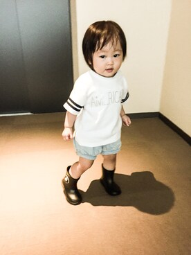 「ながぐつ」｜「アイテム（パンツ）」を使った、さやぱんさん（レディース・158cm）の夏コーディネート