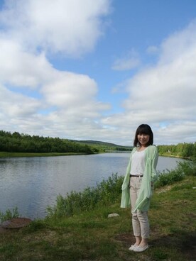「travel」｜「アイテム（その他シューズ）」を使った、IvyLiさん（レディース・155cm）の秋コーディネート