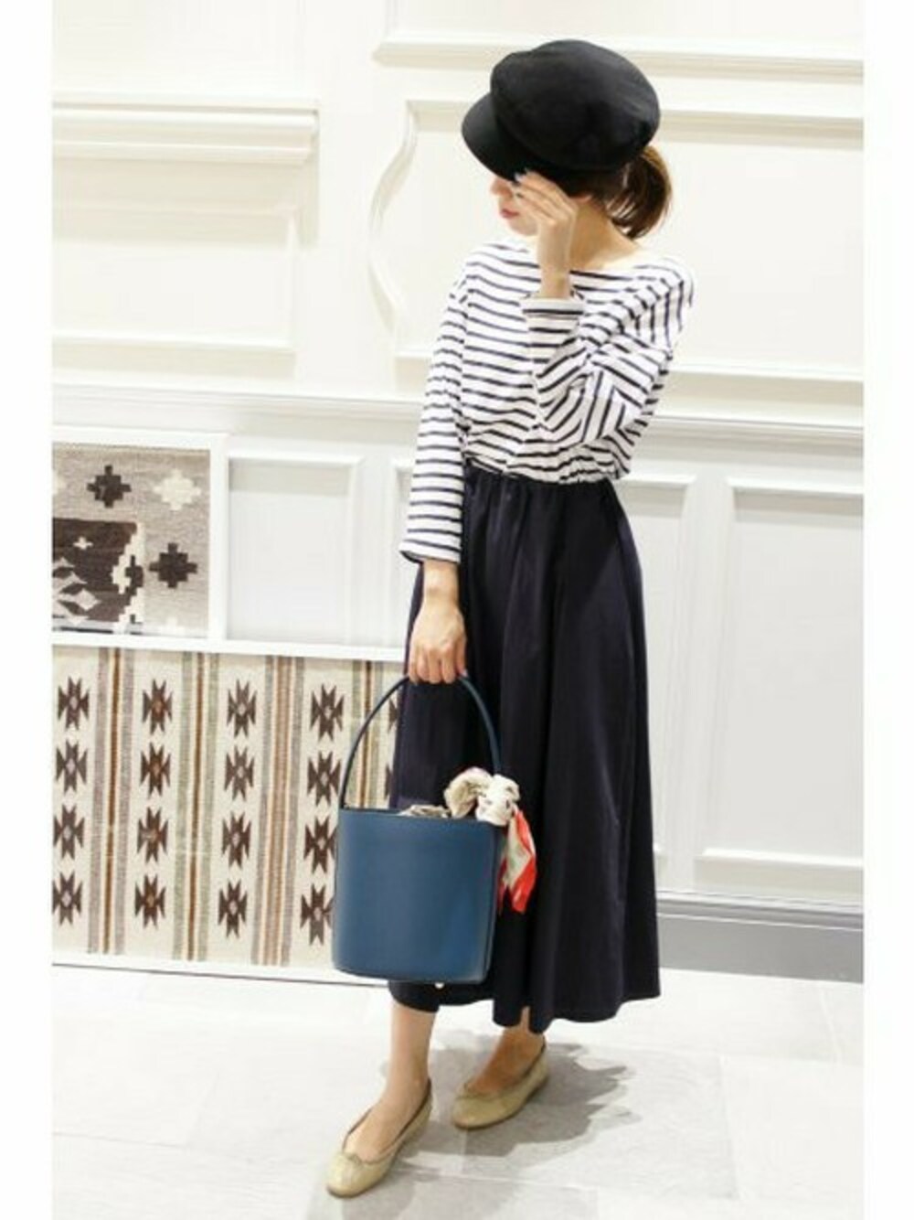plage（プラージュ）の「30/-Vintageボーダープルオーバー◇（Tシャツ