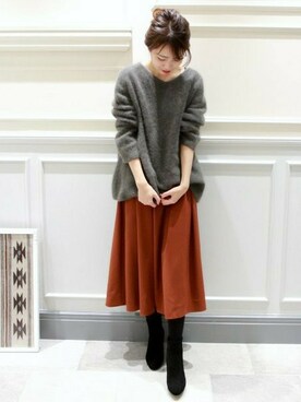 Mayuさん（レディース・159cm）の秋コーディネート