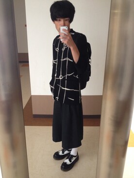 「アイテム（ノーカラージャケット）」を使った、tomoさん（メンズ・175cm・10代）の秋コーディネート