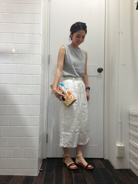 bayamaさん（レディース・160cm）の夏コーディネート