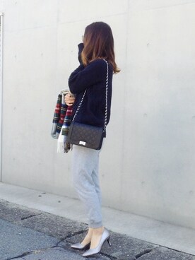 minimalist_aponさん（レディース・152cm）の冬コーディネート