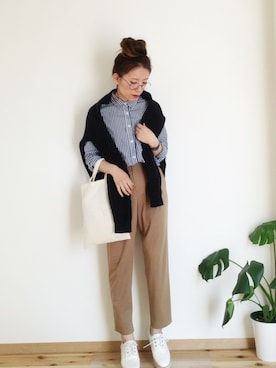 minimalist_aponさん（レディース・152cm）の冬コーディネート