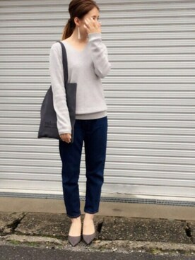 minimalist_aponさん（レディース・152cm）の春コーディネート