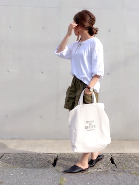 minimalist_aponさん（レディース・152cm）の夏コーディネート