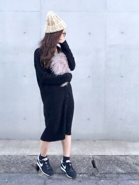 minimalist_aponさん（レディース・152cm）の冬コーディネート