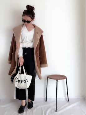 minimalist_aponさん(レディース・152cm)の冬コーディネート