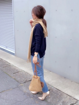 minimalist_aponさん（レディース・152cm）の冬コーディネート