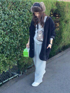 minimalist_aponさん（レディース・152cm）の冬コーディネート