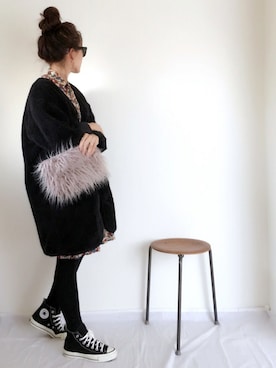 minimalist_aponさん（レディース・152cm）の冬コーディネート