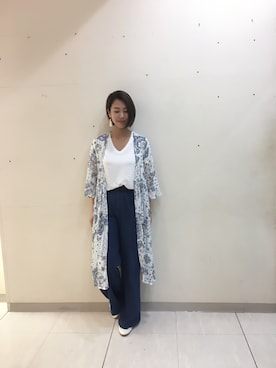 「A part by（アパートバイ）のアイテム（デニムパンツ）」を使った、ayumiさん（レディース・167cm）の春コーディネート