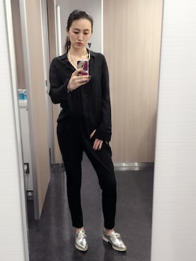 「アレキサンダーワン」｜「アイテム（アクセサリー）」を使った、mikiさん（レディース・172cm）の秋コーディネート
