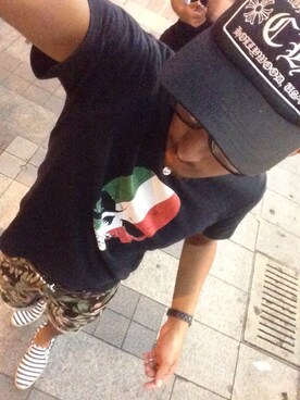 近岡良次さん(メンズ・178cm)の夏コーディネート