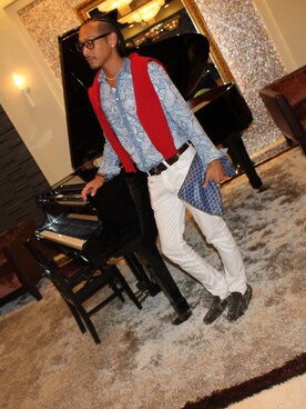 近岡良次さん（メンズ・178cm）の秋コーディネート