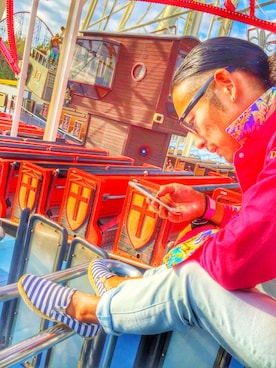 近岡良次さん(メンズ・178cm)の秋コーディネート