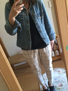 「CONVERSE（コンバース）のCONVERSE コンバース ジャック パーセル / JACK PURCEL（スニーカー）」を使った、erinco*さん（レディース・157cm）の春コーディネート