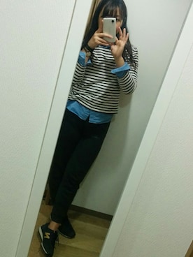 「UNITED ARROWS（ユナイテッドアローズ）のアイテム（ヘアゴム）」を使った、ゆりさん（レディース・164cm）の春コーディネート