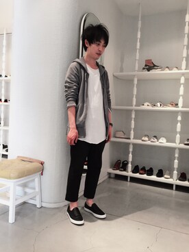 「JOURNAL STANDARD LUXE（ジャーナルスタンダード　ラックス）のアイテム」を使った、KUNIさん（メンズ・172cm）の春コーディネート