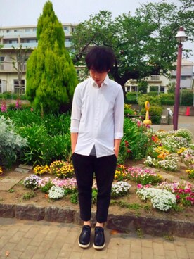「JOURNAL STANDARD LUXE（ジャーナルスタンダード　ラックス）のアイテム」を使った、KUNIさん（メンズ・172cm）の春コーディネート