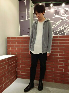 「JOURNAL STANDARD LUXE（ジャーナルスタンダード　ラックス）のアイテム」を使った、KUNIさん（メンズ・172cm）の秋コーディネート