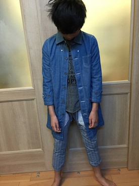 「BOOFOOWOO」｜「アイテム（ジャケット/アウター）」を使った、ETSUさん（メンズ・160cm）の冬コーディネート